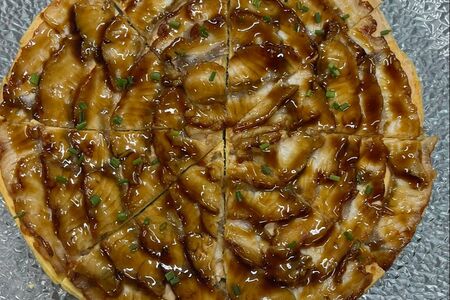 Карпаччо из угря со сливочным кремом