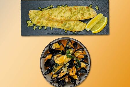 Мидии в паназиатском соусе