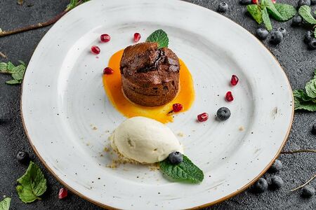 Шоколадный фондан