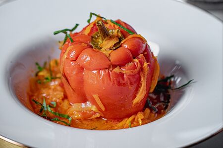 Домашний фаршированный перец