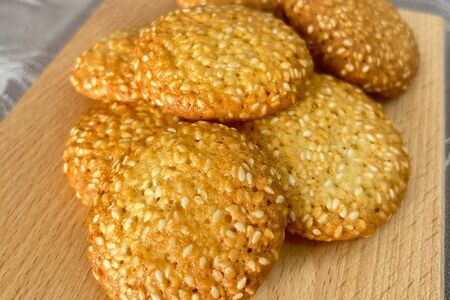 Печенье кунжутное