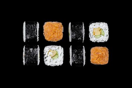 Запеченный острый с креветками