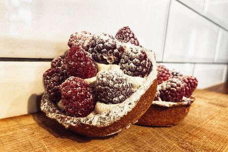 Тарталетка малиновая