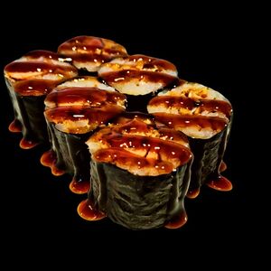 Терияки сяке маки с лососем терияки