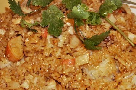 Рис жареный с морепродуктами