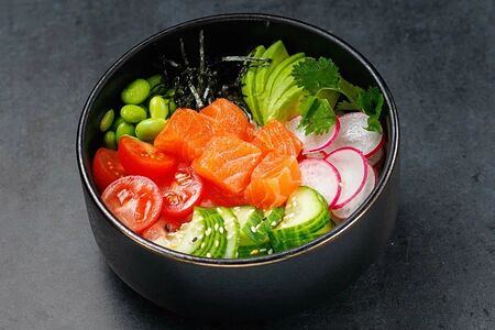 Поке с лососем