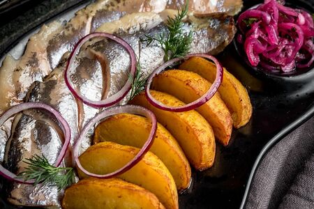 Сельдь с картофелем Закуска спецагента