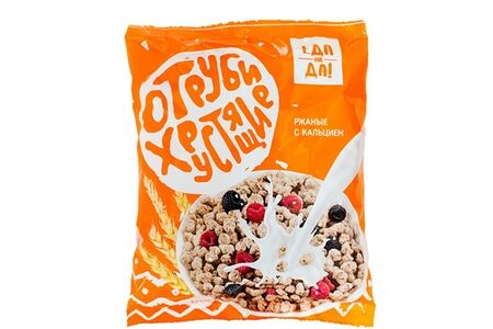 Отруби ржаные с кальцием хрустящие Еда на Да