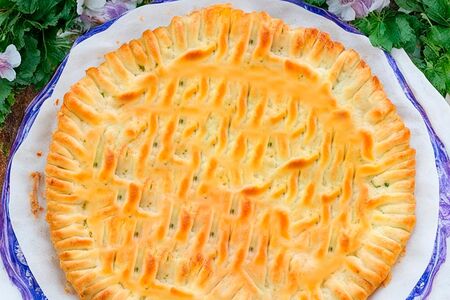 Пирог Осетинский с ветчиной и сыром