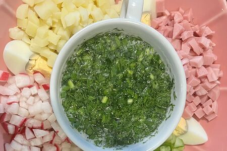 Окрошка на квасе