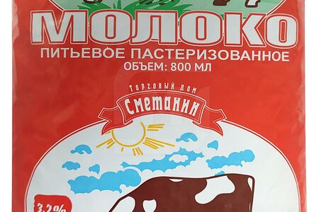 Тд сметанин Молоко 3,2% ф/п Брянский Мк