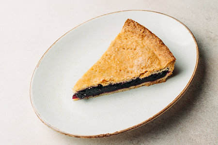 Тосканский пирог с черникой