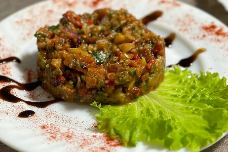 Мангал салат с овощами