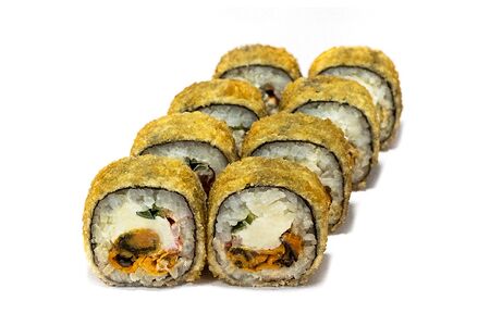 Жареный ролл с мидиями