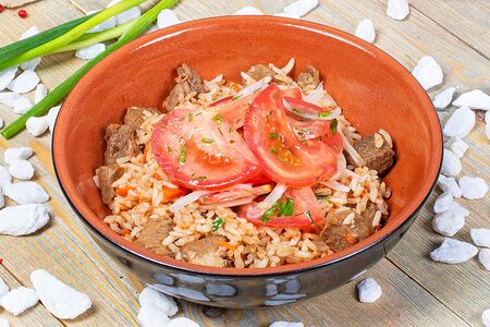 Плов с говядиной