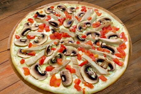 Пицца Курица с грибами