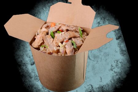 Тайский рис со свининой