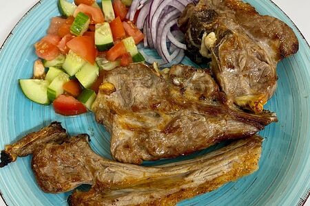 Шашлык из бараньей корейки