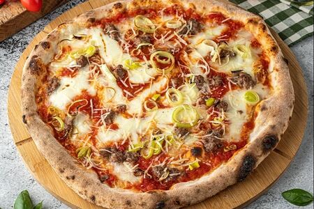 Porro e salsiccia