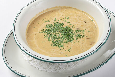 Крем-суп с белыми грибами и сливками