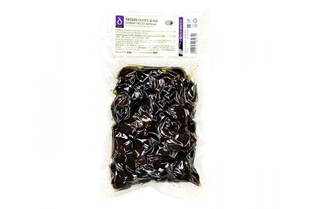 Оливки Тассос греческие вяленые с косточкой