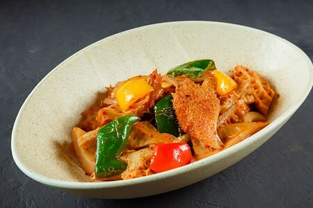 Требуха жареная