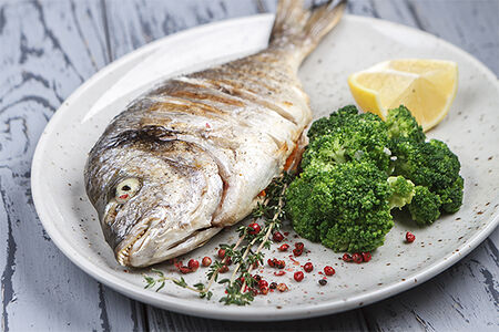 Дорадо на гриле