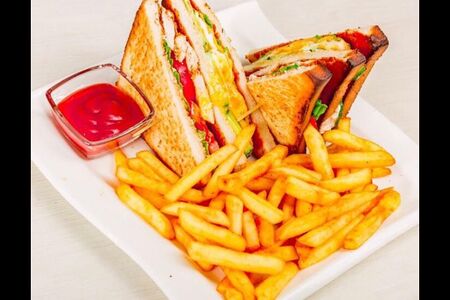 Клаб-сэндвич с курицей