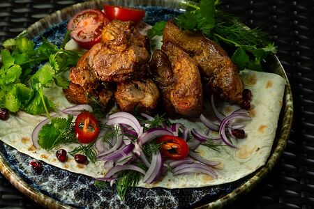 Шашлык из cвинoй шеи