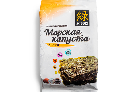 Чипсы Нори с кимчи Midori