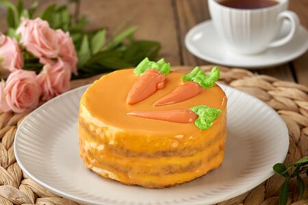 Бенто-торт Морковный