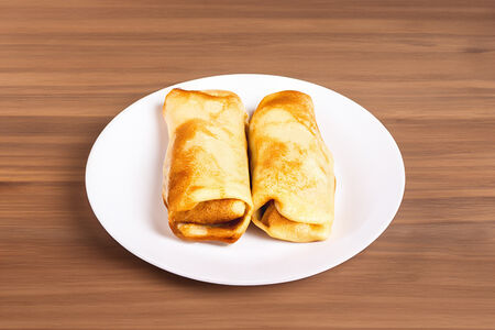 Блинчики с ветчиной и сыром