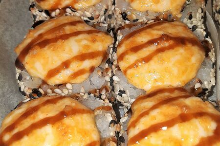 Запеченный ролл Сливочный угорь