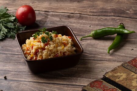 Рис с болгарским перцем