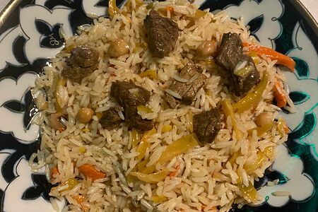 Плов с говядиной