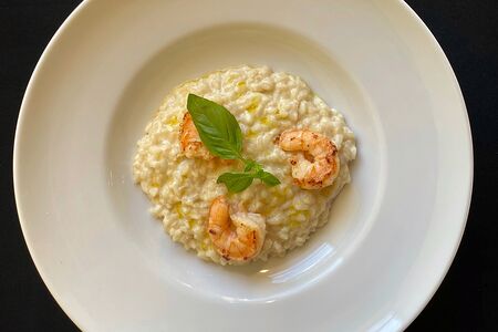 Ризотто с креветками