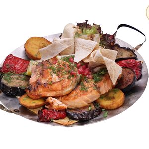 Садж-кебаб из осетрины