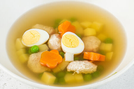 Суп с фрикадельками