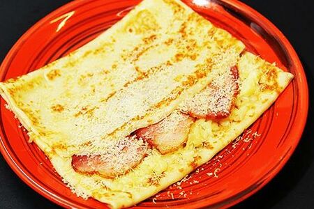 Блин карбонара