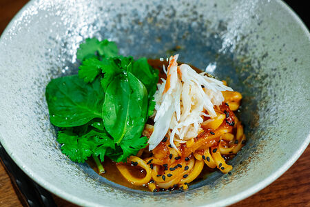 Кальмар с крабом Chilli garlic