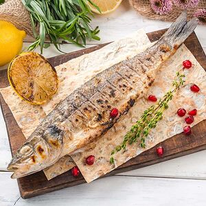 Сибас на углях