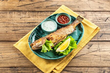 Сибас на гриле