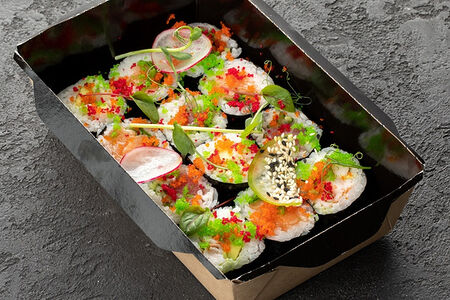 Сет-ролл с морепродуктами