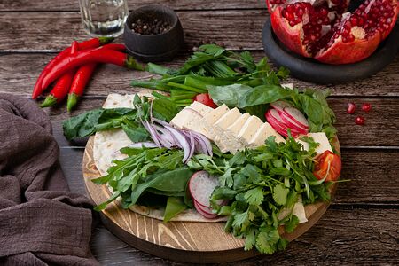 Ассорти сыр-зелень