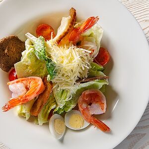 Цезарь с креветками
