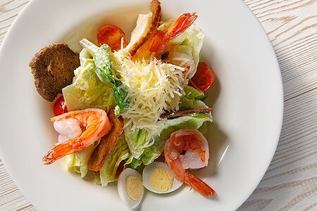 Цезарь с креветками