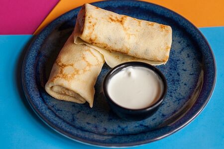 Блинчики с курицей