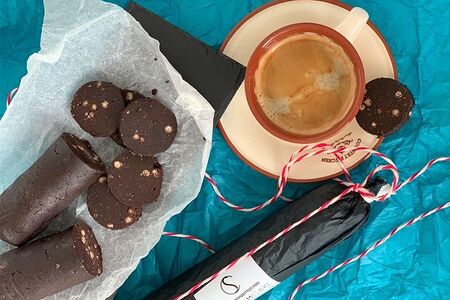 Шоколадная колбаса мини