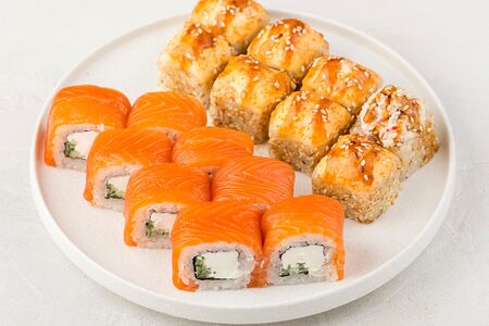 Сет №33 Копченый лосось и краб