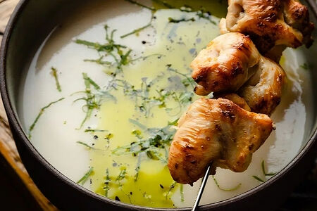 Чихиртма с куриным шашлыком